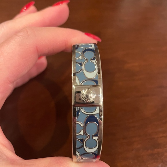 Coach bangle bracelet. Signature C. Three different blue colors. - Picture 4 of 11